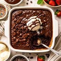 Rich Hot Fudge Cake