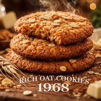 Rich Oat Cookies 1968