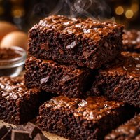 Rich Sourdough Chocolate Brownies