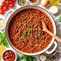 Rich Thick Meat Sauce for a Crowd