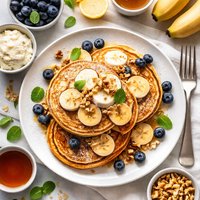 Ricotta and Banana Pancakes