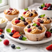 Ricotta Berry Muffins