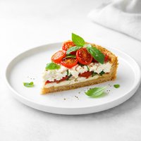 Ricotta Tomato and Basil Torte