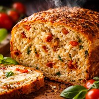 Ricotta Tomato Bread Bread Machine or Oven Baked