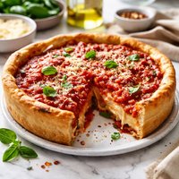 Ridiculously Easy Chicago Style Pizza Pie