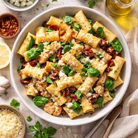 Rigatoni with Chicken and Gorgonzola Cheese