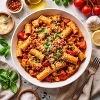 Rigatoni with Chicken Ragout