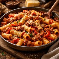 Rigatoni with Sausage and Peppers