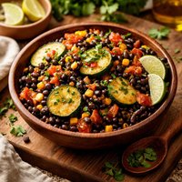 Rio Grande Black Beans Zucchini