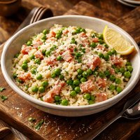 Risi E Bisi with Ham and Parmesan