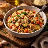 Risotto with Beans and Vegetables