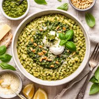 Risotto with Pesto and Mascarpone