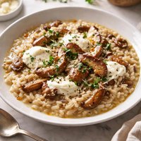Risotto with Porcini Mushrooms and Mascarpone