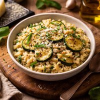 Risotto with Zucchini and Parmesan
