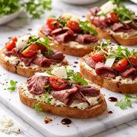 Roast Beef Bruschetta