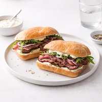 Roast Beef Sandwiches with Horseradish Mayonnaise