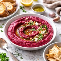 Roast Beetroot and Garlic Dip