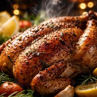 Roast Brined Chicken