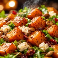 Roast Butternut Pumpkin Feta Salad