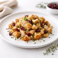 Roast Chicken Stuffing with Cranberries and Thyme