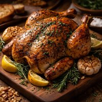 Roast Chicken with Garlic and Herbs