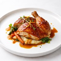 Roast Chicken with Grand Marnier Glaze