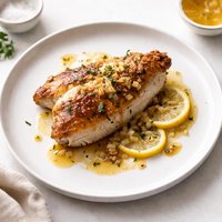 Roast Chicken with Meyer Lemon Shallot Sauce