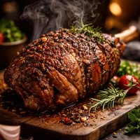 Roast Leg of Lamb Continental