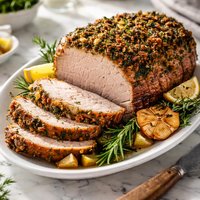 Roast Pork with Herb Crust