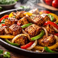 Roast Tofu or Chicken Fajitas