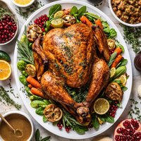 Roast Turkey with Sage and Thyme