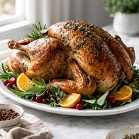 Roast Turkey with Sage Butter