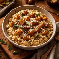 Roasted Acorn Squash Risotto