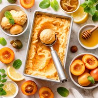Roasted Apricot Sorbet