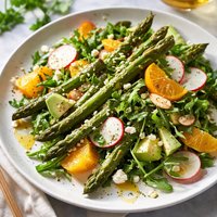 Roasted Asparagus Salad with Citrus Dressing