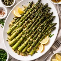 Roasted Asparagus with Capers