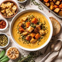Roasted Autumn Vegetable Soup