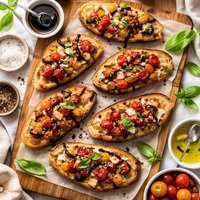 Roasted Balsamic Bruschetta