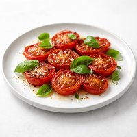 Roasted Basil Tomatoes