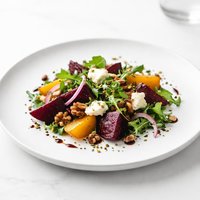 Roasted Beet and Goat Cheese Salad