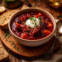 Roasted Beet Borscht Borsch