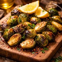 Roasted Brussels Sprouts with Lemon