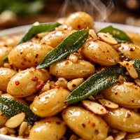 Roasted Butter Beans with Sage and Almonds