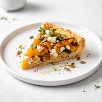 Roasted Butternut Squash and Feta Pie