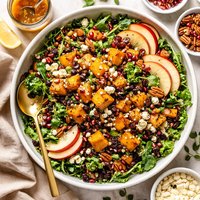 Roasted Butternut Squash Salad with Warm Cider Vinaigrette