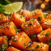 Roasted Butternut Squash with Lime Juice