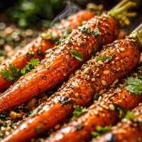 Roasted Carrots and Dukkah