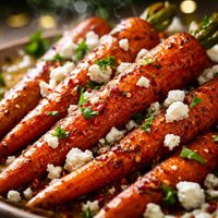Roasted Carrots with Feta