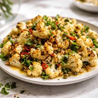 Roasted Cauliflower with Capers