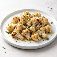 Roasted Cauliflower with Parmesan Cheese